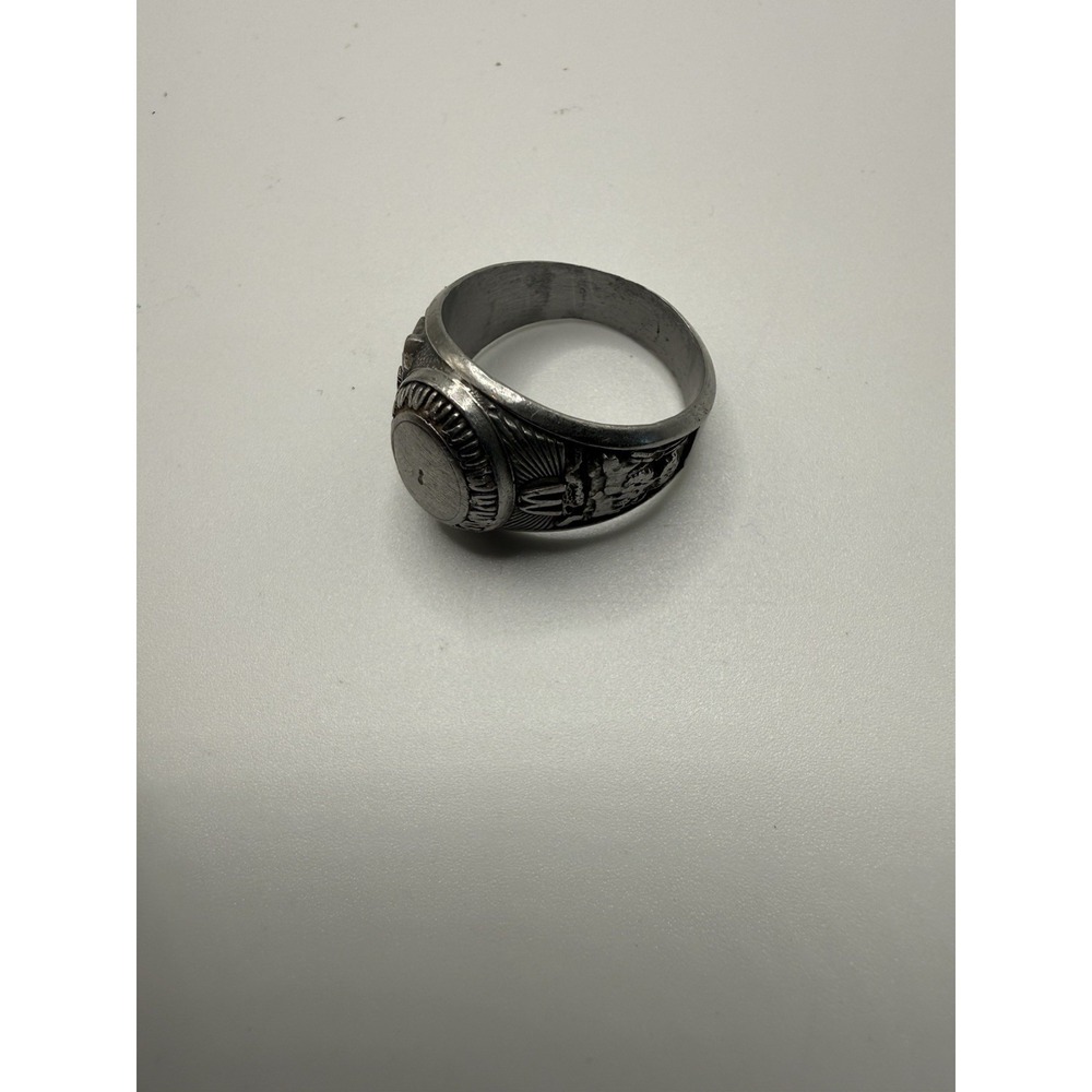 Vintage 80's McDonald's Employee Training Class Ring Silver Tone